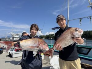 釣果 | えびすや釣具店・謙信丸 | 新潟 直江津港 釣船 真鯛 ヒラメ